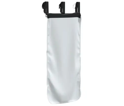 Kardinad Ja Torn Kõrgele Voodile, Valge Ja Must, Polüester