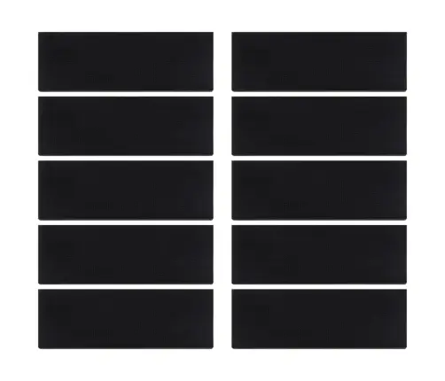 Kāpņu Paklāji, 10 Gab., 25X75 Cm, Gumija Vidaxl Kāpņu Paklāji, 10 Gab., 25X75 Cm, Gumija Vidaxl