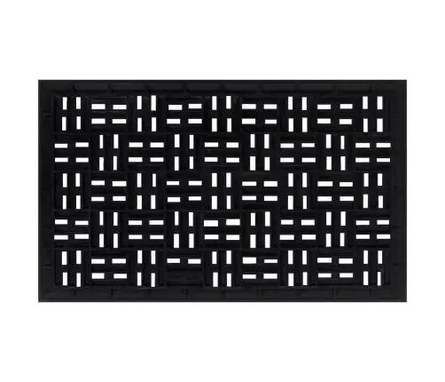 Durvju Paklājs, Taisnstūra Forma, 45X75 Cm, Gumija Vidaxl