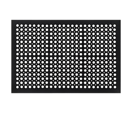 Durvju Paklājs, Taisnstūra Forma, 60X90 Cm, Gumija Vidaxl