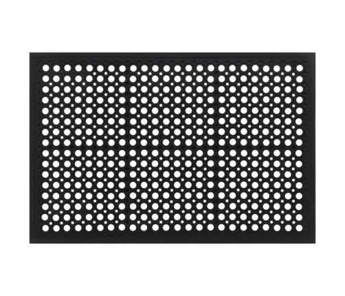 Durvju Paklājs, Taisnstūra Forma, 60X90 Cm, Gumija Vidaxl