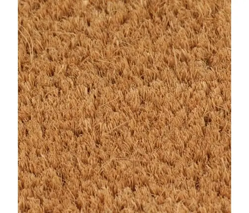 Durvju Paklājs, Dabīga Krāsa, Pusapaļš, 60X90 Cm Vidaxl