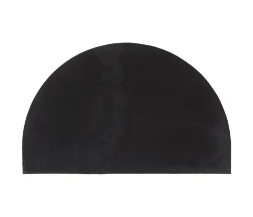 Uksematt, Must, Poolring, 50X80 cm Flokeeritud Kookoskiud