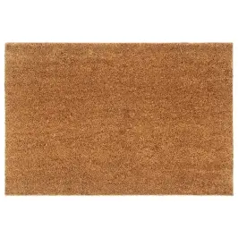 Durvju Paklājs, Dabīga Krāsa, 60X90 Cm, Pūkaina Kokosa Šķiedra Vidaxl Durvju Paklājs, Dabīga Krāsa, 60X90 Cm, Pūkaina Kokosa Šķiedra Vidaxl