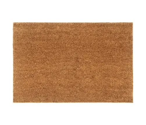 Durvju Paklājs, Dabīga Krāsa, 60X90 Cm, Pūkaina Kokosa Šķiedra Vidaxl