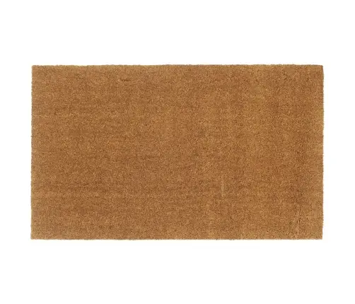Durvju Paklājs, Dabīga Krāsa, 90X150 Cm, Pūkaina Kokosa Šķiedra Vidaxl