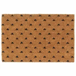 Durvju Paklājs, Dabīga Krāsa, 40X60 Cm, Pūkaina Kokosa Šķiedra Vidaxl