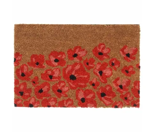 Durvju Paklājs, Dabīga Krāsa, 40X60 Cm, Pūkaina Kokosa Šķiedra Vidaxl