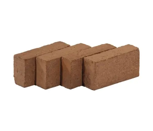 Kokosa Šķiedras Bloki, 12 Gab., 650 G, Kopā 7,8 Kg Vidaxl