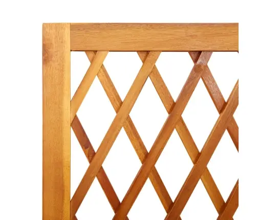 Dārza Puķu Kaste Ar Špaleru Un Plaukts 100X32X185 Cm Akācija Vidaxl