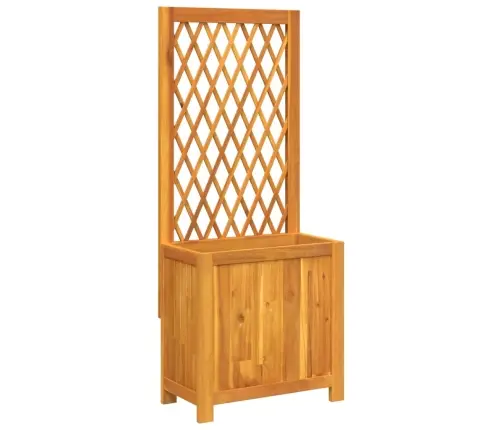 Dārza Puķu Kaste Ar Špaleru, 55X29,5X152 Cm, Akācija Vidaxl