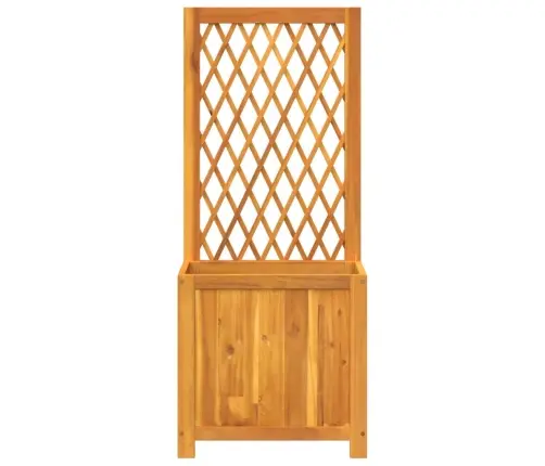 Dārza Puķu Kaste Ar Špaleru, 55X29,5X152 Cm, Akācija Vidaxl