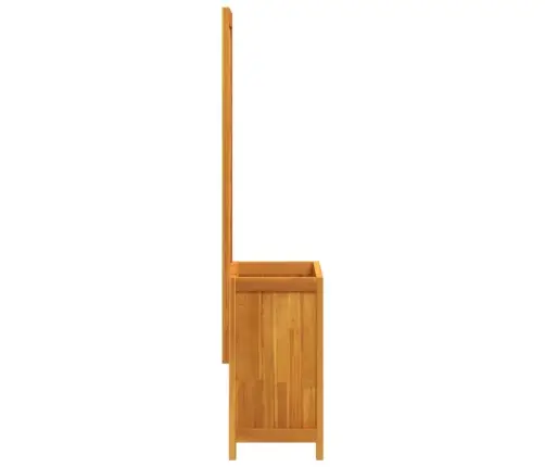 Dārza Puķu Kaste Ar Špaleru, 55X29,5X152 Cm, Akācija Vidaxl