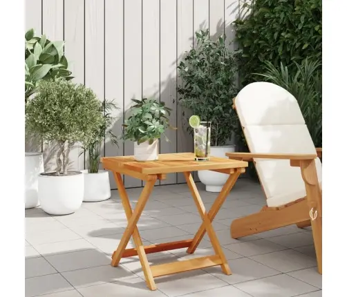 Sulankstomas Sodo Stalas, 50X50X50cm Akacijos Masyvas