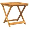 Sulankstomas Sodo Stalas, 50X50X50cm Akacijos Masyvas