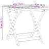 Sulankstomas Sodo Stalas, 50X50X50cm Akacijos Masyvas