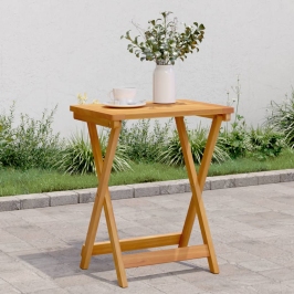 Saliekams Dārza Galds, 50X36X60 Cm, Akācijas Masīvkoks Vidaxl