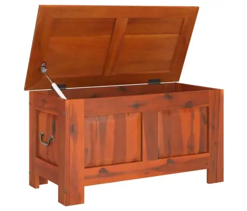 Skrynia Daiktams Su Dangčiu, Ruda, Akacijos Medienos Masyvas