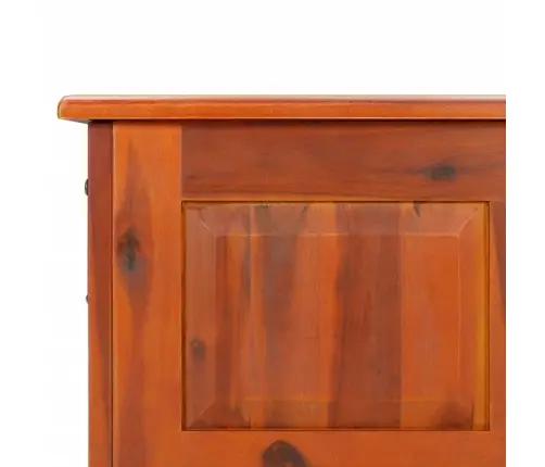 Skrynia Daiktams Su Dangčiu, Ruda, Akacijos Medienos Masyvas