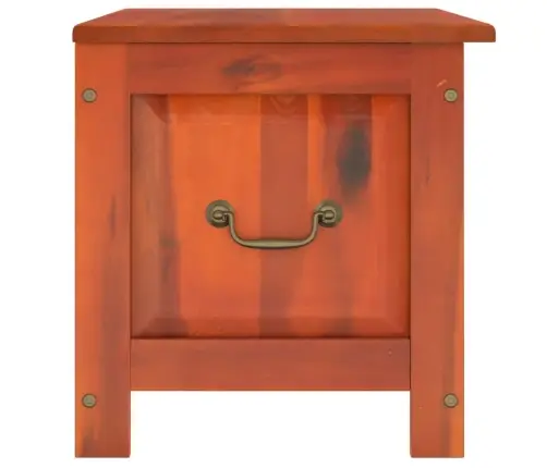 Skrynia Daiktams Su Dangčiu, Ruda, Akacijos Medienos Masyvas