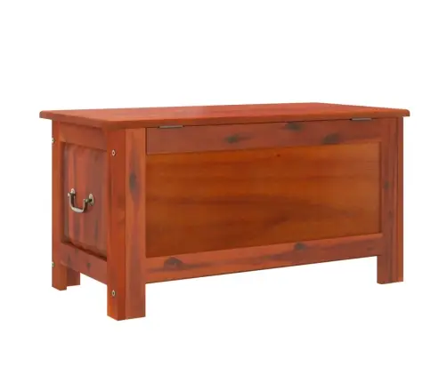 Skrynia Daiktams Su Dangčiu, Ruda, Akacijos Medienos Masyvas