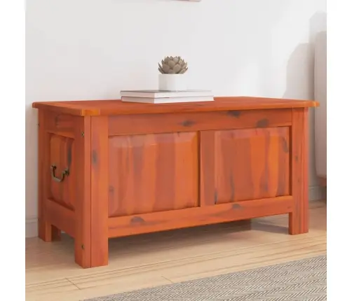 Skrynia Daiktams Su Dangčiu, Ruda, Akacijos Medienos Masyvas