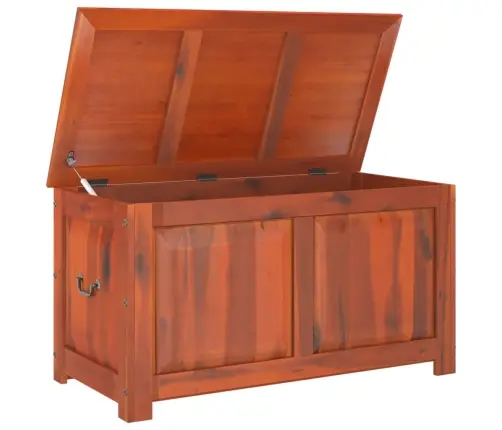 Skrynia Daiktams Su Dangčiu, Ruda, Akacijos Medienos Masyvas