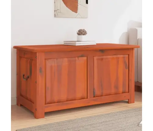 Skrynia Daiktams Su Dangčiu, Ruda, Akacijos Medienos Masyvas