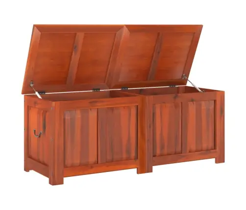 Skrynia Daiktams Su Dangčiu, Ruda, Akacijos Medienos Masyvas