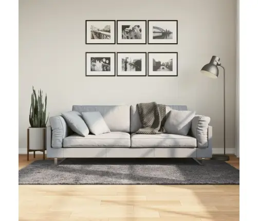 Paklājs Huarte, Īsa Spalva, Mīksts, Mazgājams, Antracītpelēks Vidaxl