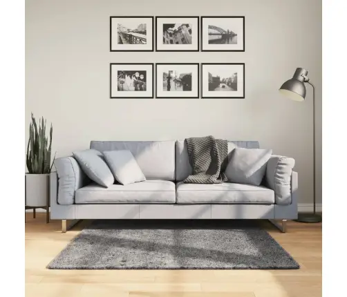 Vaip "Huarte", Lühikese Narmaga, Pestav, Antratsiit, 120X120 Cm Vaip "Huarte", Lühikese Narmaga, Pestav, Antratsiit, 120X120 Cm