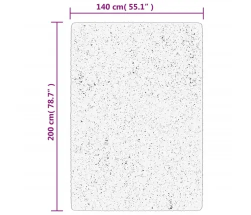 Paklājs Huarte, Īsa Spalva, Mīksts, Mazgājams, Antracītpelēks Vidaxl