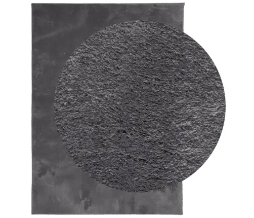 Paklājs Huarte, Īsa Spalva, Mīksts, Mazgājams, Antracītpelēks Vidaxl