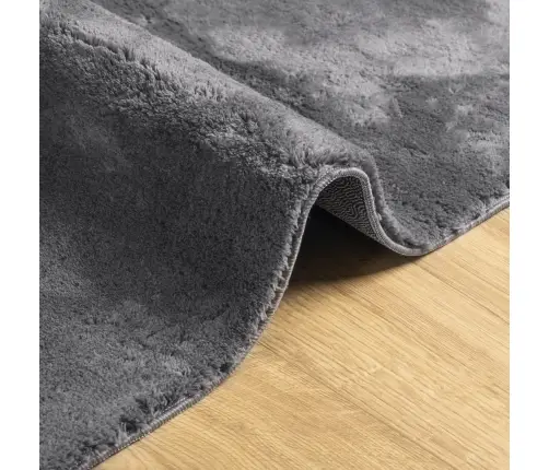 Paklājs Huarte, Īsa Spalva, Mīksts, Mazgājams, Antracītpelēks Vidaxl