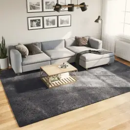 Paklājs Huarte, Īsa Spalva, Mīksts, Mazgājams, Antracītpelēks Vidaxl