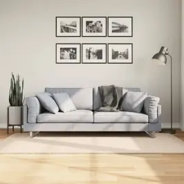 Paklājs Huarte, Īsa Spalva, Mīksts, Mazgājams, Bēšs, 100X200 Cm Vidaxl