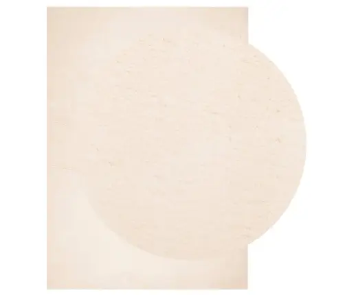 Paklājs Huarte, Īsa Spalva, Mīksts, Mazgājams, Bēšs, 140X200 Cm Vidaxl