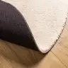 Paklājs Huarte, Īsa Spalva, Mīksts, Mazgājams, Bēšs, Ø 80 Cm Vidaxl