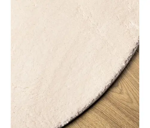 Vaip "Huarte", Lühikese Narmaga, Pestav, Beež, Ø 100 Cm