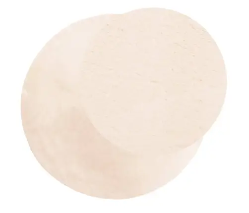 Paklājs Huarte, Īsa Spalva, Mīksts, Mazgājams, Bēšs, Ø 120 Cm Vidaxl