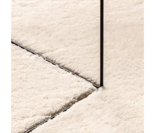 Paklājs Huarte, Īsa Spalva, Mīksts, Mazgājams, Bēšs, Ø 120 Cm Vidaxl