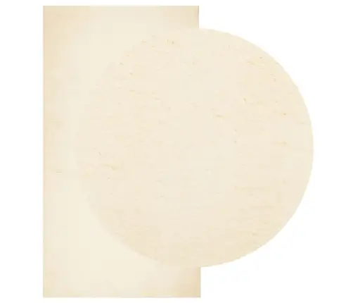 Paklājs Huarte, Īsa Spalva, Mīksts, Mazgājams, Bēšs, 60X110 Cm Vidaxl