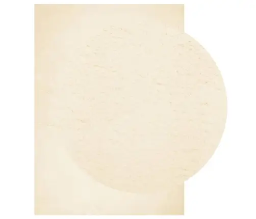 Vaip Huarte, Lühikese Narmaga, Pestav, Kreemjas, 120X170 Cm