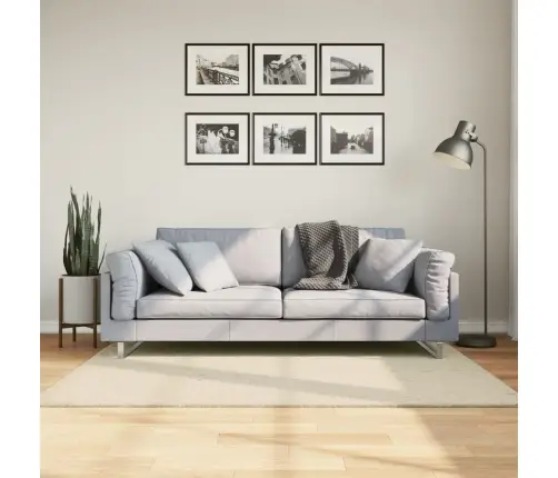 Vaip Huarte, Lühikese Narmaga, Pestav, Kreemjas, 120X170 Cm