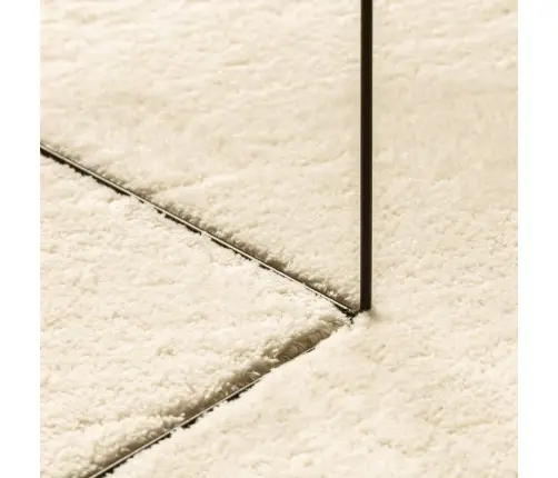 Paklājs Huarte, Īsa Spalva, Mīksts, Mazgājams, Bēšs, Ø 120 Cm Vidaxl