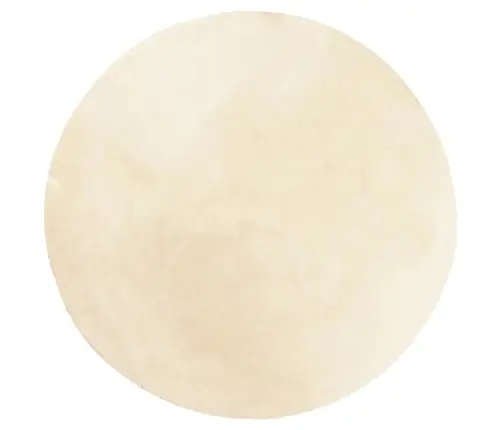 Vaip "Huarte", Lühikese Narmaga, Pestav, Kreemjas, Ø 160 Cm