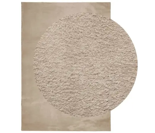 Paklājs Huarte, Īsa Spalva, Mazgājams, Smilškrāsa, 140X200 Cm Vidaxl