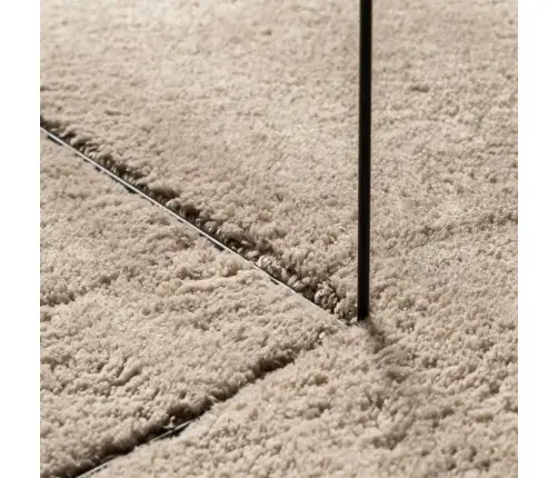 Paklājs Huarte, Īsa Spalva, Mazgājams, Smilškrāsa, 140X200 Cm Vidaxl