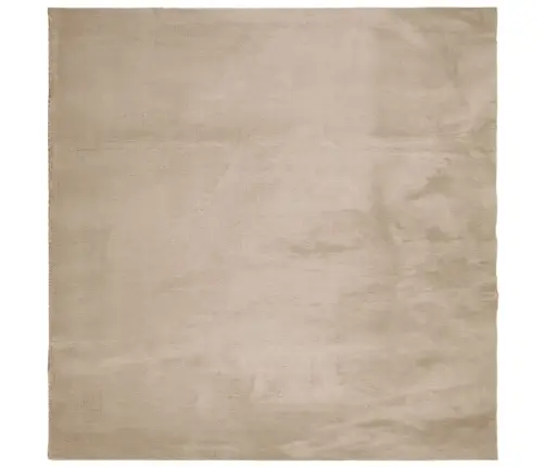 Paklājs Huarte, Īsa Spalva, Mīksts, Mazgājams, Smilšu 200X200Cm Vidaxl