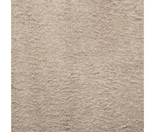 Paklājs Huarte, Īsa Spalva, Mazgājams, Smilškrāsa, 240X240 Cm Vidaxl